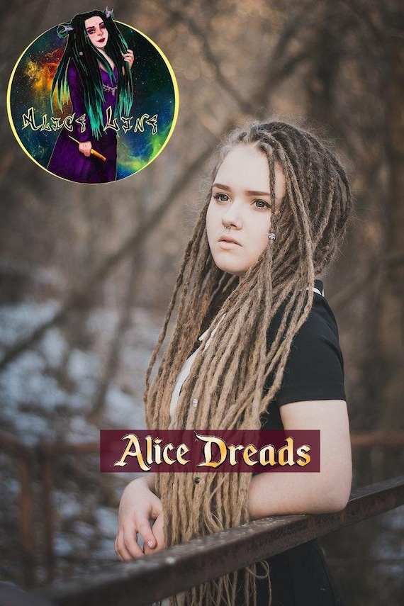 Crochet Synthetic Dreadlocks: Light Brown to dark Blonde Dreads