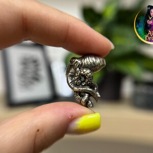 Metal bead for dreads octopus Dreadlock beads Braided Lanyard Pendant Octopus tentacles Accessories image 2