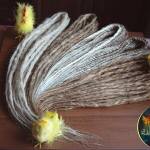 Blonde Dreadlock Extensions, Crocheted Synthetic Dread Set, Wedding DE SE Senegalese Dreads image 4