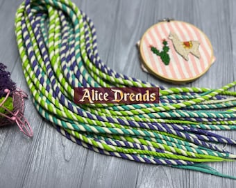 Frühlings Dreadlock Erweiterungen Wolle für Dreads doppelseitige Twists von AliceDreads