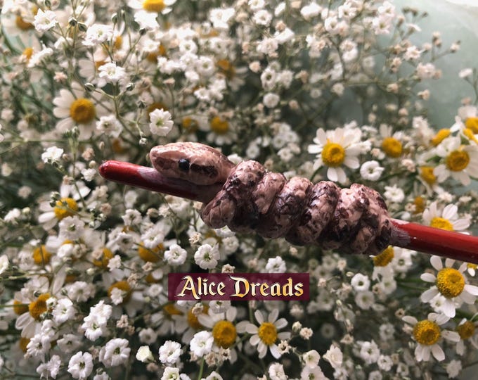 Alice Dreads Handmade dreadlock extensions Snake hair bead by AliceDreads