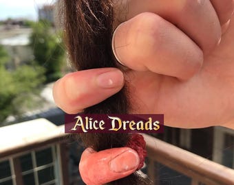 Handmade dreadlocks wrap bead for dreads Scary realistic finger dreadlock extensions jewelry