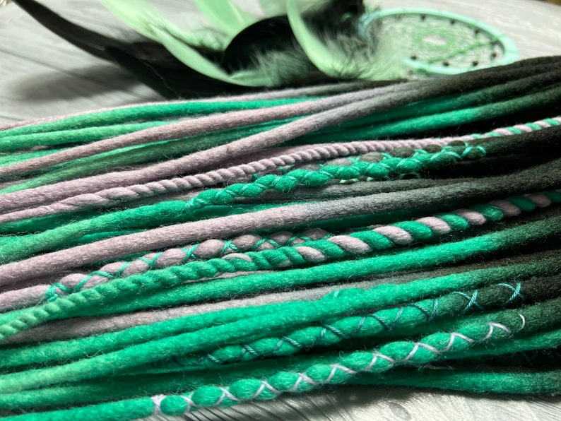 Dreads extensions Braid in dread Wool locks Dread 画像 8