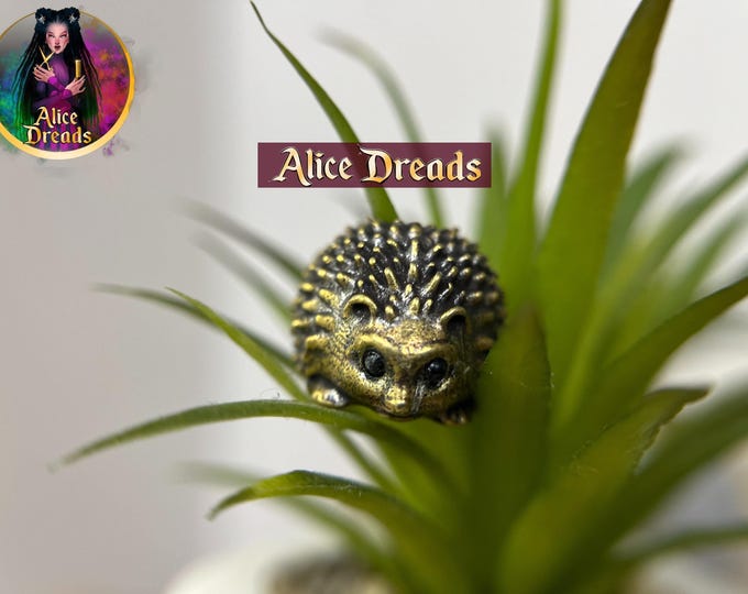 Alice Dreads Metal bead for dreads hedgehog Dreadlock beads Braided Lanyard Pendant Accessories