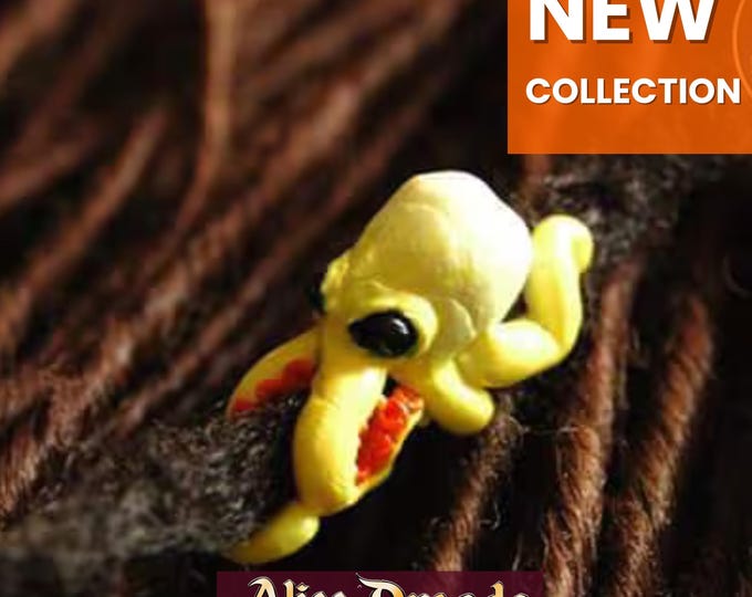 Handmade Jewelry Dreadlock Extensions Bead for Dreads "Octopus" beads for dreadlocks