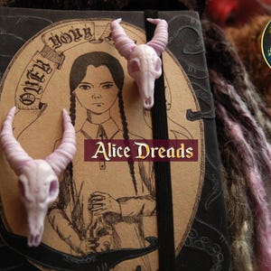 Dreadlock extensions handmade jewelry for hair - Skull bead for dreads Kobus kob dreadlocks beads