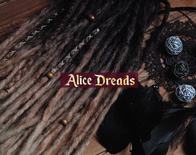 Crochet Synthetic Dreadlocks: Black, Brown, and Blonde Ombre Dreads