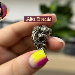 Metal bead for dreads octopus Dreadlock beads Braided Lanyard Pendant Octopus tentacles Accessories