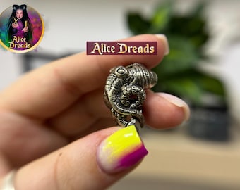 Metal bead for dreads octopus Dreadlock beads Braided Lanyard Pendant Octopus tentacles Accessories