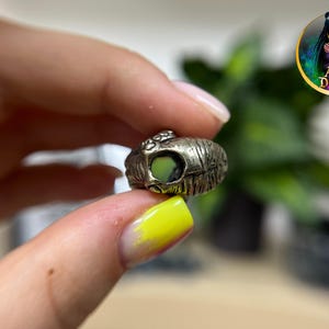 Metal bead for dreads octopus Dreadlock beads Braided Lanyard Pendant Octopus tentacles Accessories image 3