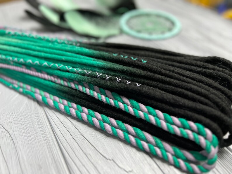 Dreads extensions Braid in dread Wool locks Dread 画像 2
