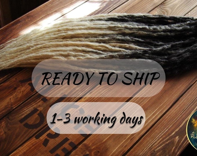 Black to blond crochet synthetic dreads double single ended accent blond hair extensions