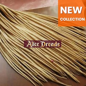Dreadlock extensions Set of wool locks blond double ended dreads