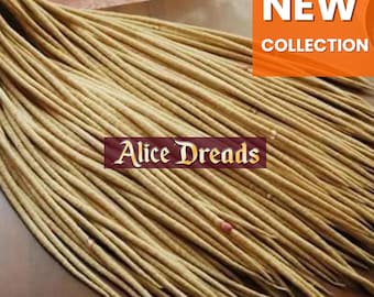 Dreadlock extensions Set of wool locks blond double ended dreads