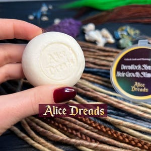 Dreadlock Hair Growth Stimulating Shampoo Bar: Rosemary, Ginger, Mint + Free Box
