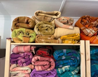 Abrigo de lana personalizado: manta australiana reciclada, talla infantil 1-4