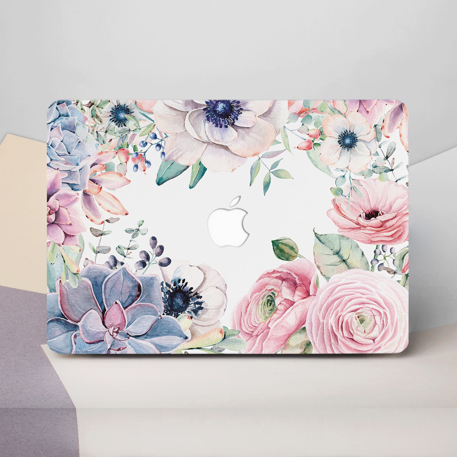 macbook flower case