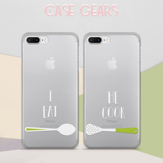 Couple Iphone X Case Matching Iphone 7 Plus Cover Best Friends Etsy