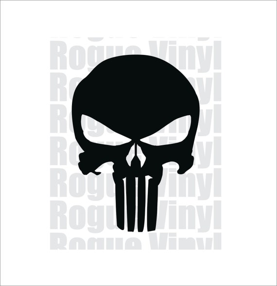 Punisher Logo Decal / Sticker - .de