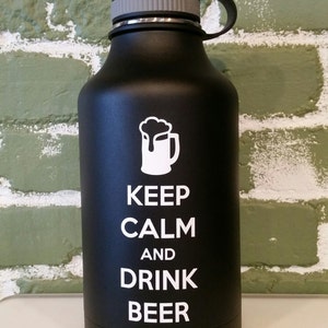 Keep Calm and Drink Beer Decal / Sticker Free Shipping image 2