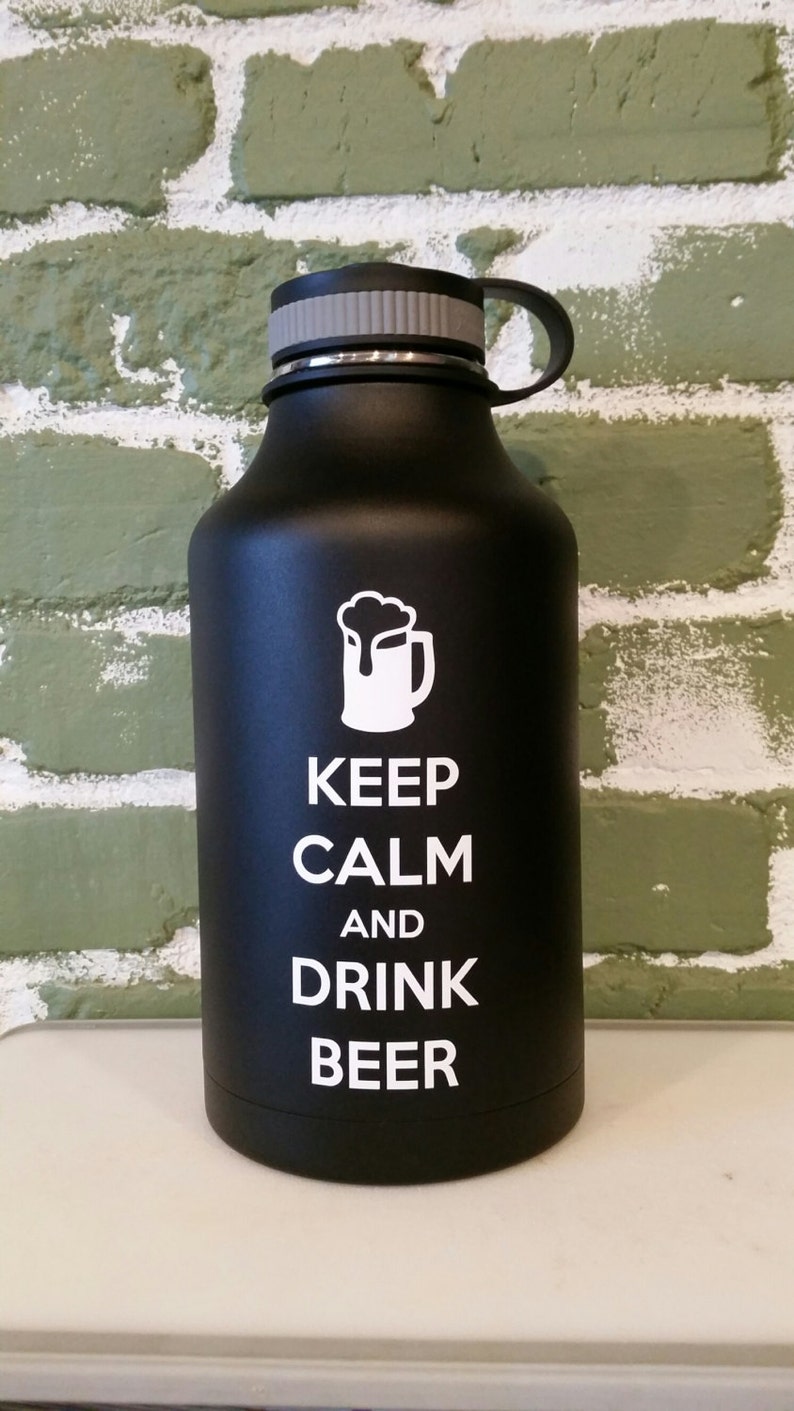 Keep Calm and Drink Beer Decal / Sticker Free Shipping image 2