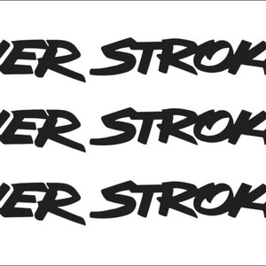 7.3L, 6.7L, 6.4L, 6.0L Powerstroke Diesel Hood Decal / Sticker Ford ...