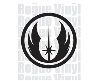 Jedi Order Symbol Decal / Sticker - Luke Skywalker - Star Wars