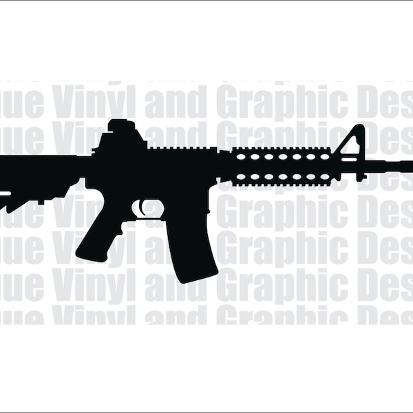 AR-15 Decal / Sticker - Very Detailed - AR15, M-16, M16, 2nd ammendment