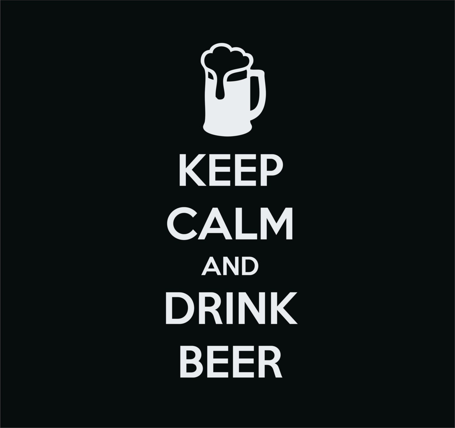 Keep Calm and Drink Beer Decal / Sticker Free Shipping - Etsy
