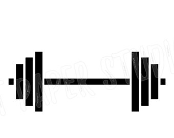Barbell SVG, GYM SVG, Monogram Barbell Svg, Workout Svg, Cricut Cut Files, Silhouette Cut Files