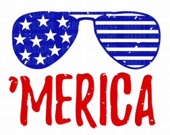 Download Merica sunglasses | Etsy