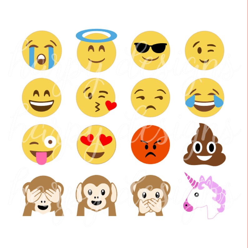 Download Emoji Svg Emojis Svg Poop Emoji Svg Unicorn Emoji Svg Etsy PSD Mockup Templates