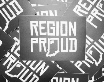 Región orgullosa Pegatina
