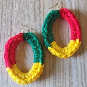 One Love Crochet Earrings