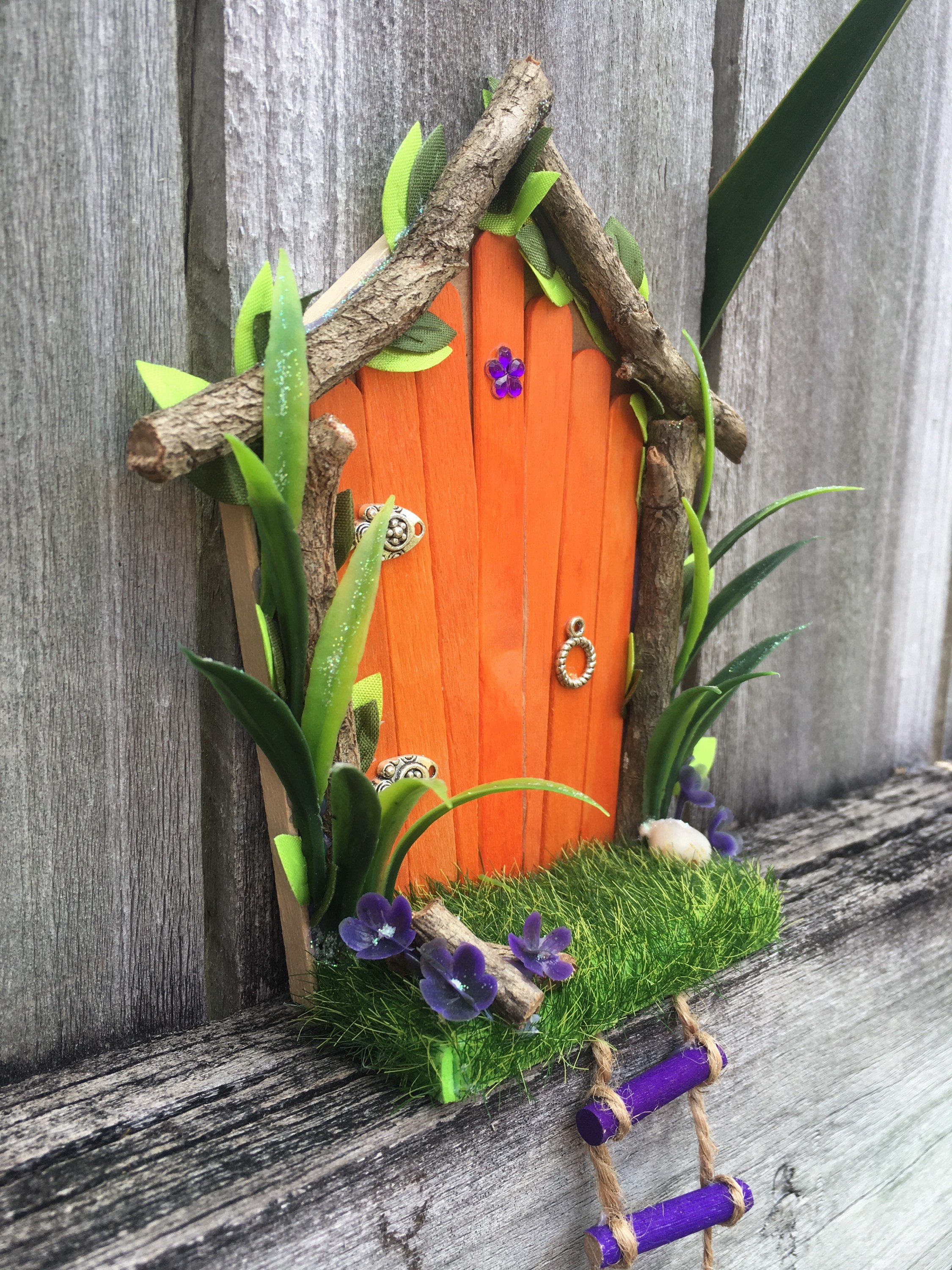 Fairy Door. Handmade miniature decorative item Etsy