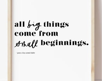 Inspirational Quote Print: Uplifting Calligraphy Wall Art (Digital Download)