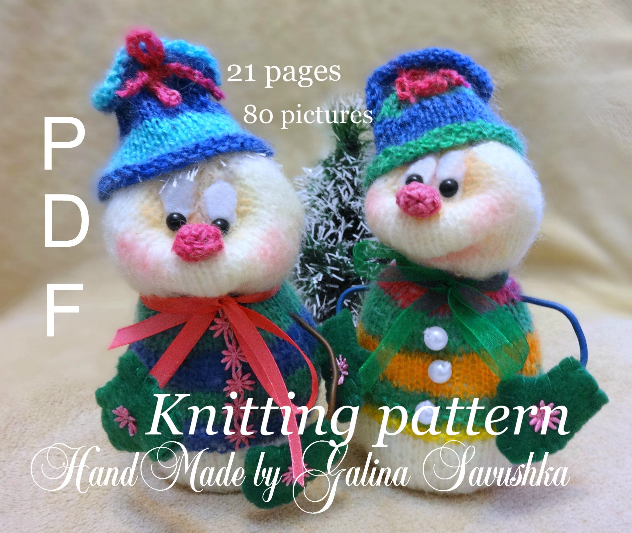 Christmas Toys Knitting Pattern Santa Claus Amigurumi Etsy UK