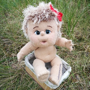Baby Doll Betsy Pattern Knitting Amigurumi Toy PDF