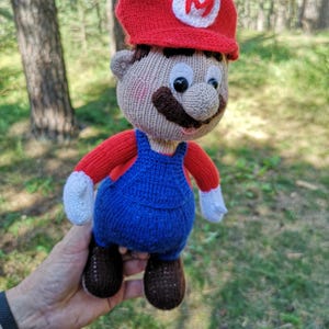 Super Plumber Man Bro Knitting Pattern: Amigurumi Doll PDF Pattern