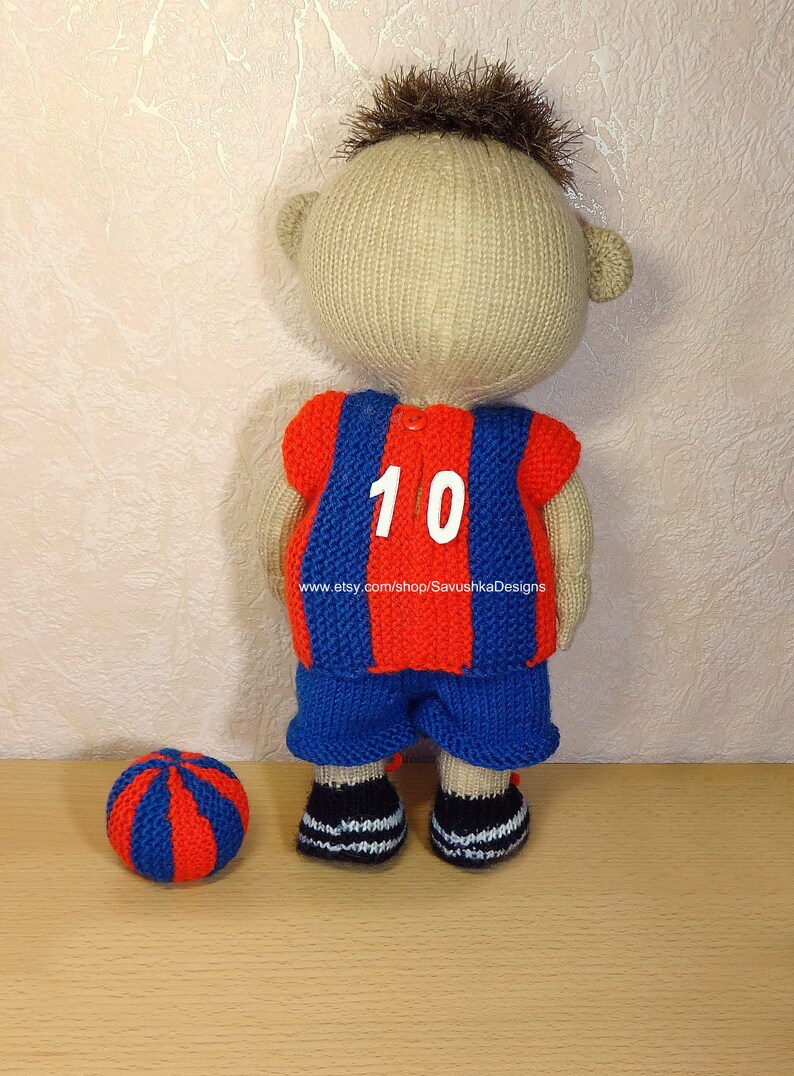 Football Players Knitting Pattern Soccer Players toy Knitting Etsy