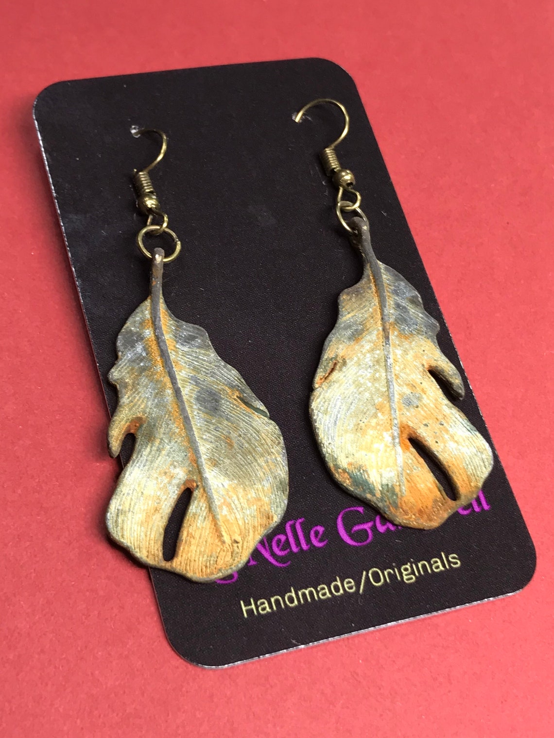 RUST RUST RUST Real rusted earrings handmade one of a Etsy