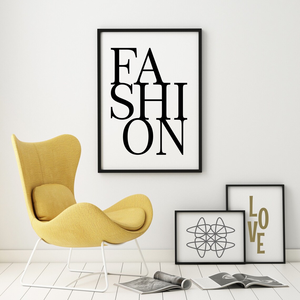 Fashion Poster Fashion Printable Fashion Bedroom Art Etsy