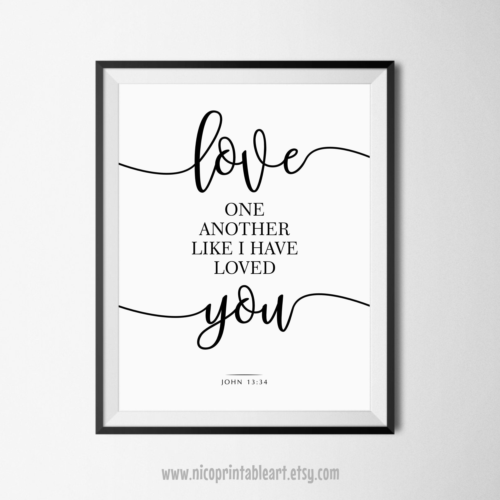 Wedding Bible Verse Printable Bible Verse Quote Love One | Etsy