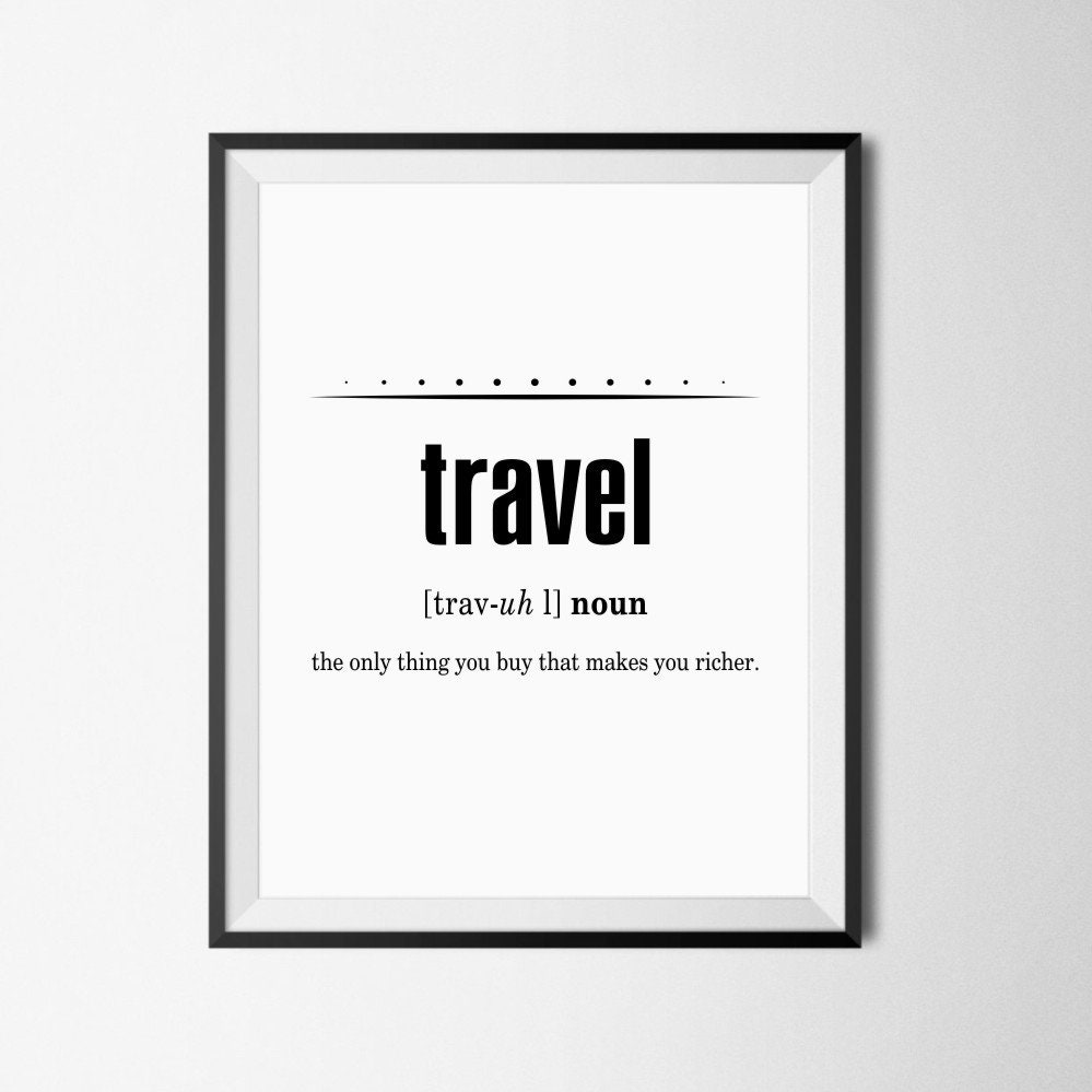 Travel Wall Art Prints Travel Printables Set of 3 Prints Etsy