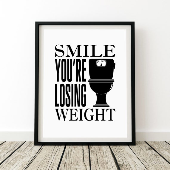 Bathroom Wall Art Funny Bathroom Print Bathroom Humor Funny Etsy