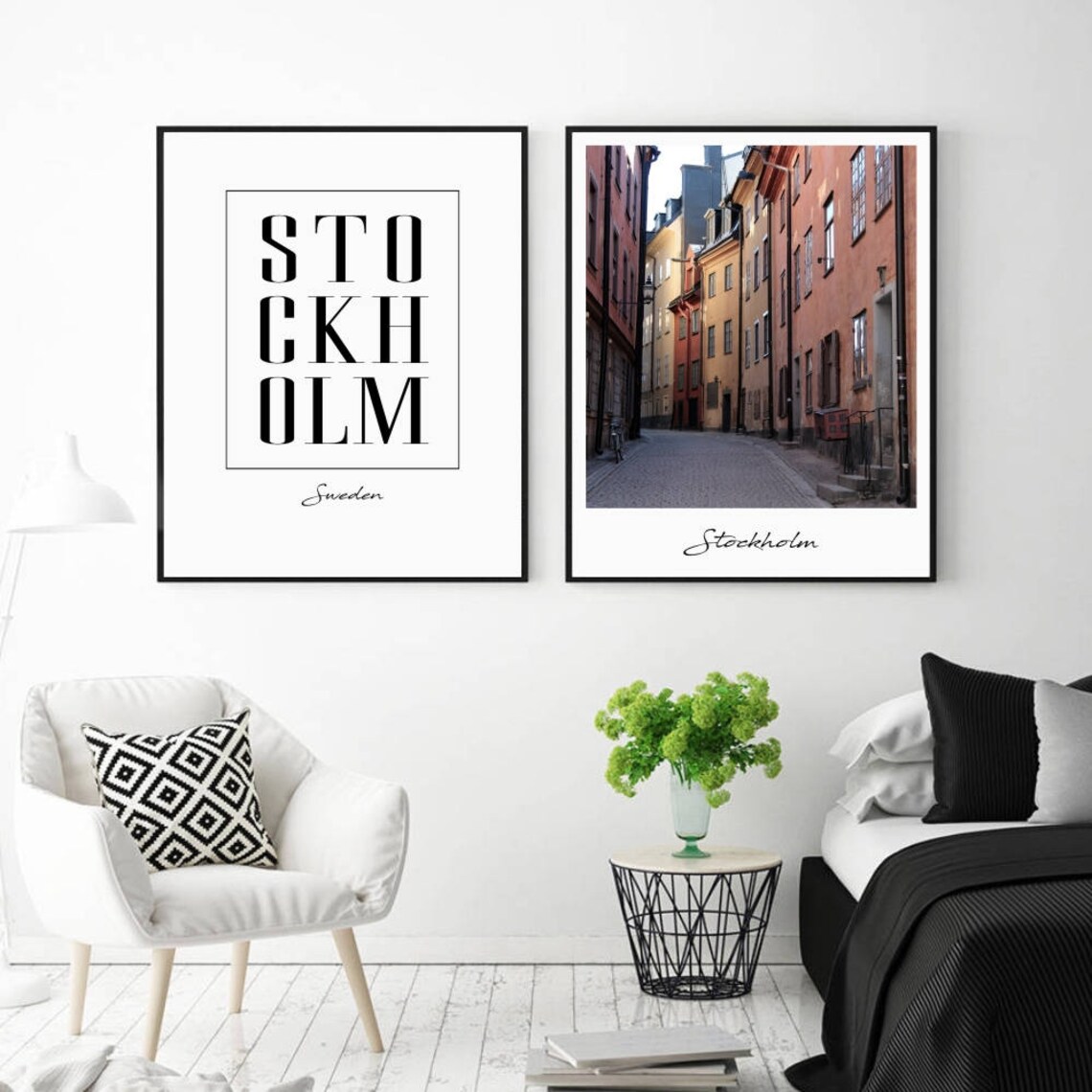 Stockholm Poster Stockholm Set of 2 Prints Stockholm Print Etsy