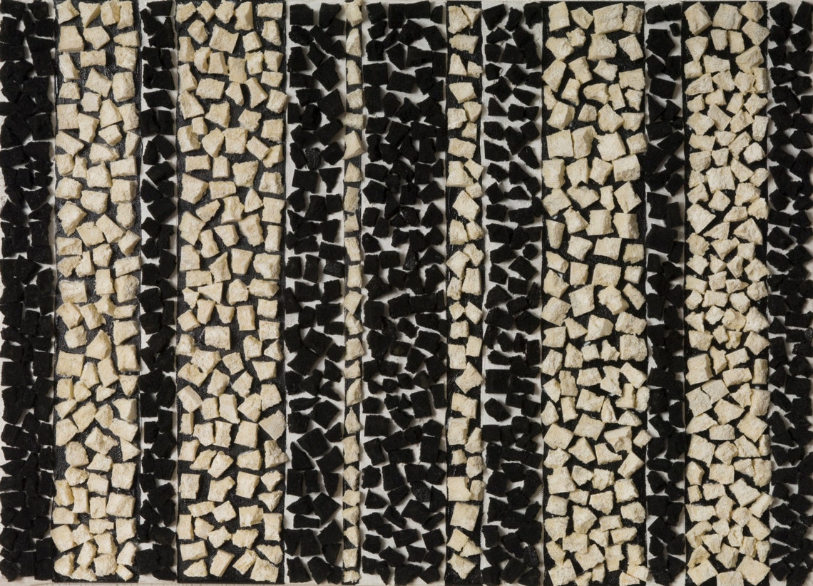 Modern art Black White stripes Office decor Unique painting Etsy