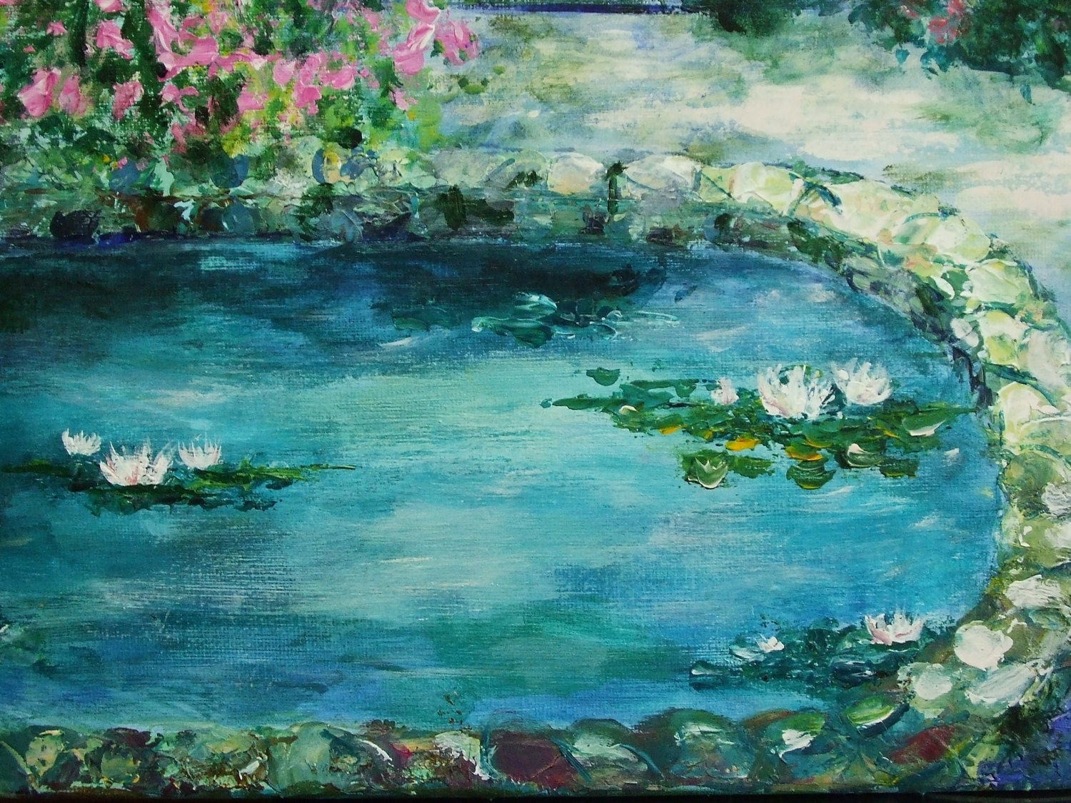 Ocean Art Original Landscape Painting Wall Hanging Decor Etsy