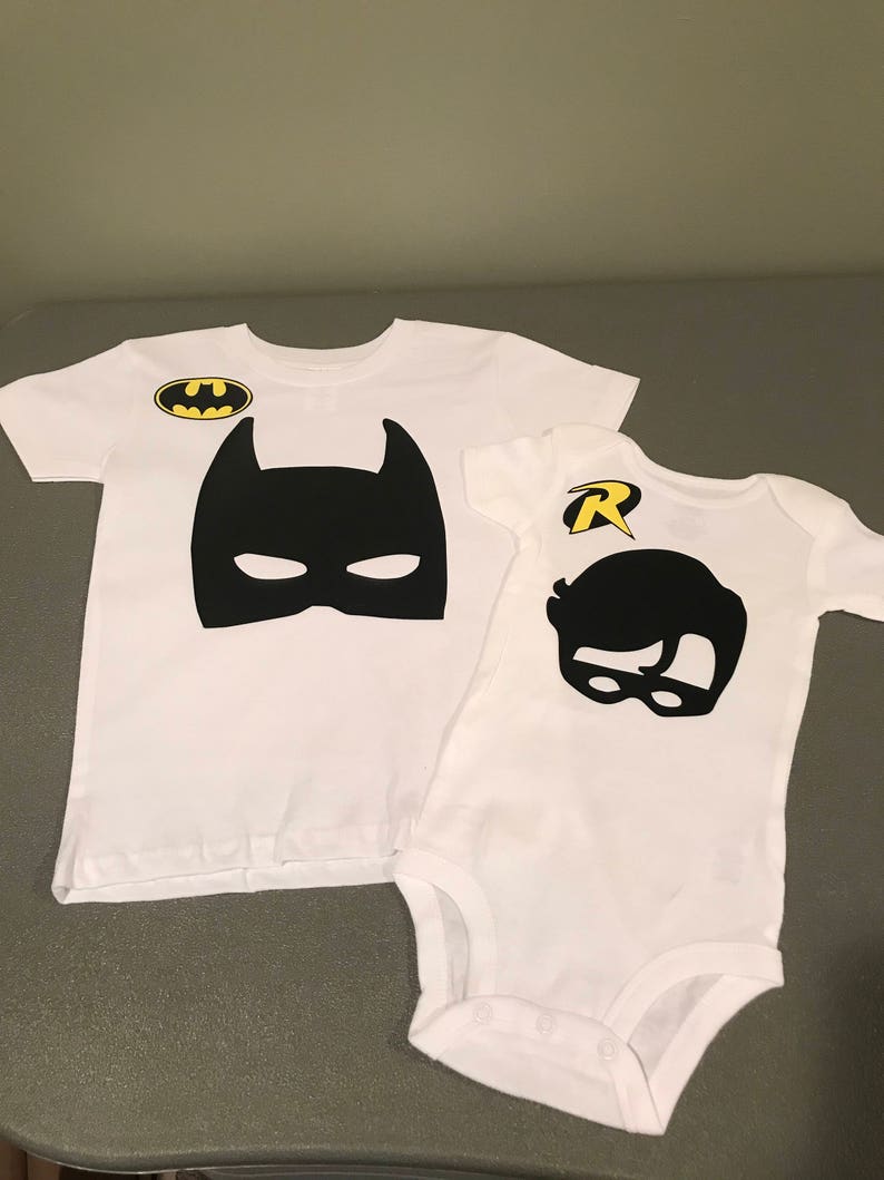 batman and robin shirts with capes