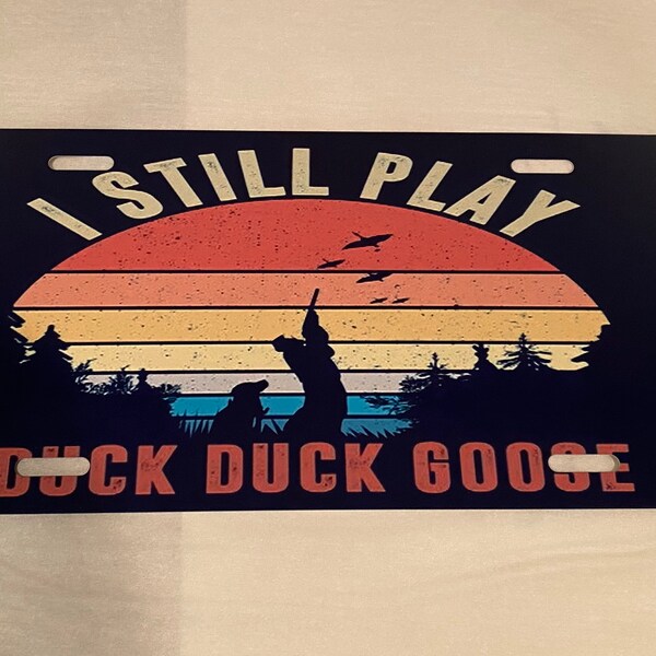 Duck Hunting License Plates Etsy